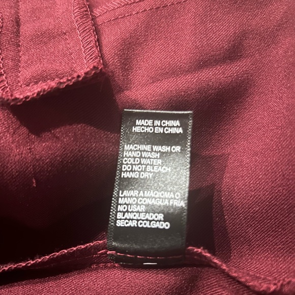 Burgundy One Button Blazer (Never Worn) - Picture 5 of 5